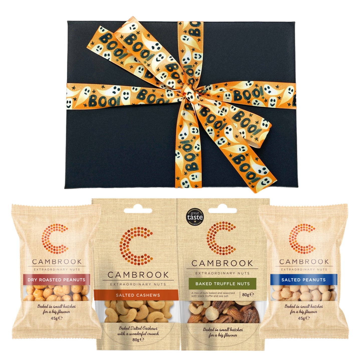 Luxury Baked Truffle & Salted Nuts Hamper, Almonds, Macadamias, Pecans, Cashews, Peanuts